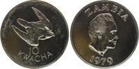 Zambia, 10 Kwacha, 1979, Falke, *253* pp, angelaufen 39.01 £  +  11.27 £ shipping
