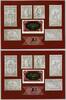 Briefmarken Thailand Hauptpostamt von Bangkok Garuda Relief Block 314 II A und B MNH -