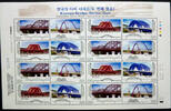 Briefmarken 2005 Korea Süd Brücken Bridges II Architektur 2480-83 Kleinb... 10.37 £ Tax included +  3.90 £ shipping