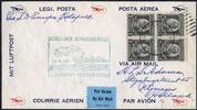 Briefmarken Katapult 1935 USA Dampfer Europa Block/4 Nijmegen Holland Catapult H 188 b/ -
