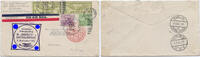 Briefmarken Katapult 1933 USA Dampfer Bremen Valley Stream Aue Sachsen Catapult H 140a/ -