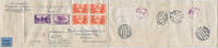 Briefmarken Katapult USA Reko-Brief NY Warnsdorf Sudetenland Catapult H 188 a /2341 -