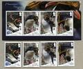 Briefmarken Südgeorgien 2017 WWF Macaroni Pinguine Goldschopfpinguine 698-701 Block 29 MNH -