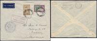 Briefmarken Zeppelin Argentinien 8. SAF Brief Buenos Aires Bremen Si 275 B / 2085 -