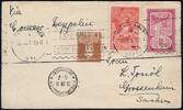 Briefmarken Zeppelin 1931 Argentinien 3. SAF PK Buenos Aires Großenhain Sachsen Si 135/ -