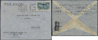 Briefmarken Katapult Frankreich 1936 Süd Brief EF 10 Fr Michel 327 Buenos Aires Catapult/421 -