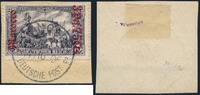 Briefmarken 14 v. Chr. DP Marokko 1905 Michel 32 Briefstück ° Tanger 14/10/06 Luxus Geprüft Richter/ 51