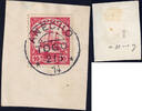 Briefmarken 1914 Togo Michel 22 ° Anecho 2.8.14 Kriegsdatum Briefstück Luxus Bothe BPP / 32