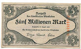Hessen, 5 Mio. Mark Wiesbaden - Landkreis, -