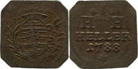 Sachsen-Hildburghausen, 1 Heller Friedrich IV., 1780-1784-1826, † 1868, -