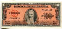 Kuba, 100 Pesos Geldschein, Banknote, -