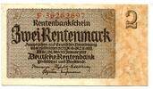 Drittes Reich, 2 Rentenmark 30.1.1937, ss-vz 2.60 £  +  17.34 £ shipping