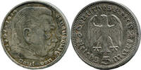 Deutsches Reich - Drittes Reich, 5 Reichsmark 1935 A, Hindenburg ohne Ha... 12.14 £  +  17.34 £ shipping