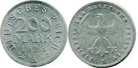 Deutsches Reich - Weimarer Republik, 200 Mark 1923 A ss 0.87 £  +  17.34 £ shipping