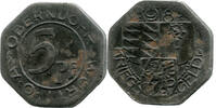 Württemberg, 5 Pfennig 1918, Oberndorf/N. - Oberamt, Rost, vz-/vz 1.73 £  +  17.34 £ shipping