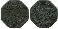 Württemberg, 50 Pfennig 1918, Oberndorf/N. - Oberamt, etwas Rost, ss-vz/vz 6.94 £  +  17.34 £ shipping