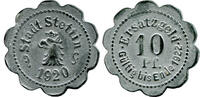 Pommern, 10 Pfennig 1922, Stettin - Stadt, vz- 6.07 £  +  17.34 £ shipping