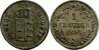 Württemberg, 1 Kreuzer 1853, Wilhelm I., 1816-1864 vz 5.20 £  +  17.34 £ shipping