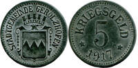 Bayern, 5 Pfennig 1917, Gerolzhofen - Stadt, ss 4.33 £  +  17.34 £ shipping