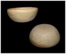Ancient art  Large Mesopotamian stone bowl, beige-brown marble