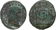 Ancient coins Roman Imperial: Choice Maxentius 306-312 AD Temple Follis in EF! -