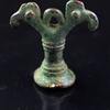 Ancient art Persian Luristan Bronze Seal with Bird Heads, 1st. mill. BC -