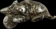 Ancient art Lovely Roman silver figurine of a mouse on wheel, 1st.-3rd. century AD -