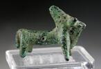 Ancient art Massive bronze figurine of humped Zebu bull, Amlash ca. 1000-800 BC -