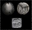 Ancient art Massive Anatolian stone stamp seal of a horse, 3rd. mill. BC -