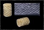 Ancient art Attractive white stone cylinder seal Jemdet Nasr, 3300-2900 BC -