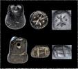 Ancient art Pair of Mesopotamian stamp seals, Mesopotamia, Ubaid, 4th. mill. BC -