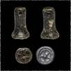 Ancient art Rare tall stamp seal, Mesopotamia, found in Harran 3rd.-2th. mill. BC -