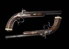 Medieval & later artifacts Matched set of high quality duel pistols by Aubry Ap Mousson 19th. c. -