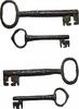 Medieval & later artifacts Pair of scarce 16th. century European iron keys -