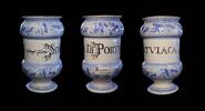 Medieval & later artifacts Rare condition Italian Bassano Faience Apothecary Jar, dated 1715! -