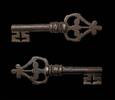 Medieval & later artifacts Rare iron Cupboard key, Gothic renaissance, English c. 15th. century -