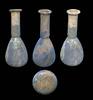Ancient art Choice bluish glass flask, Roman Imperial period, 1st.-3rd. cent. AD -