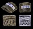 Ancient art Western Mesopotamian stamp seal with animal, 4th. mill. BC -