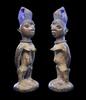 Medieval & later artifacts Pair of fine large Yoruba ere Ibeji twin figures, Nigeria -