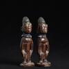 Medieval & later artifacts Pair of woosayin-Oyo Master of Twisted Figures, Yoruba, Nigeria -