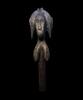 Medieval & later artifacts Rare XL Ivory Coast Wooden female finial sculpture, 19th.- 20th c. -