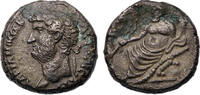 Ancient coins Roman Provincial: Egypt, Alexandria, Hadrian Base silver tetradrachm w Nilus, Good VF -