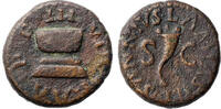 Ancient coins Roman Imperial: Augustus. 27 BC-AD 14. Ã Quadrans. Rome mint. Lamia, Silius, and Annius, moneyers -