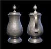 Medieval & later artifacts Massive rare European Guild pewter Flagon, dated 1716! -
