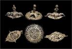 Medieval & later artifacts Lot of three large India Hindu bronze stamp seals, c.17th.-18th. cent. -