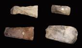 Medieval & later artifacts Small collection of four Danish Neolithic / Mesolithic Axes! -