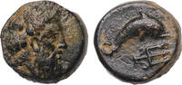 Ancient coins Greek coins: CARIA, Mygisos. Mid 4th century BC. Ã Poseidon and Trident Nice EF! -
