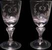 Medieval & later artifacts Massive early European glass Goblet or Pokal, 18th. century -