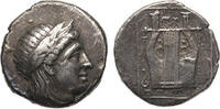 Ancient coins Greek coins: LESBOS, Mytilene. Circa 350-250 BC. AR silver Hemidrachm - fine style! -