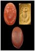 Ancient art Fine large inscribed Sasanian Intaglio seal w Ahura Mazda as Ram! -